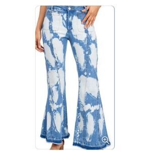 Luxe Moda Flared Jeans